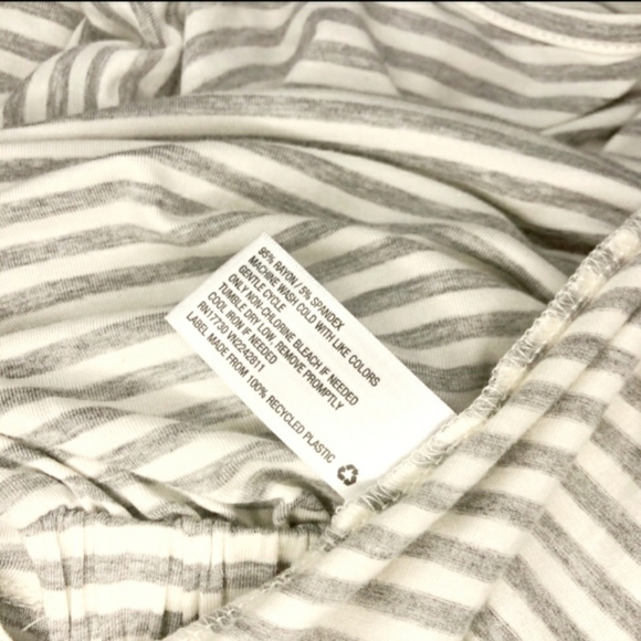 Isabel Maternity Stripes Long Sleeves Shirt Size L - Picture 7 of 8